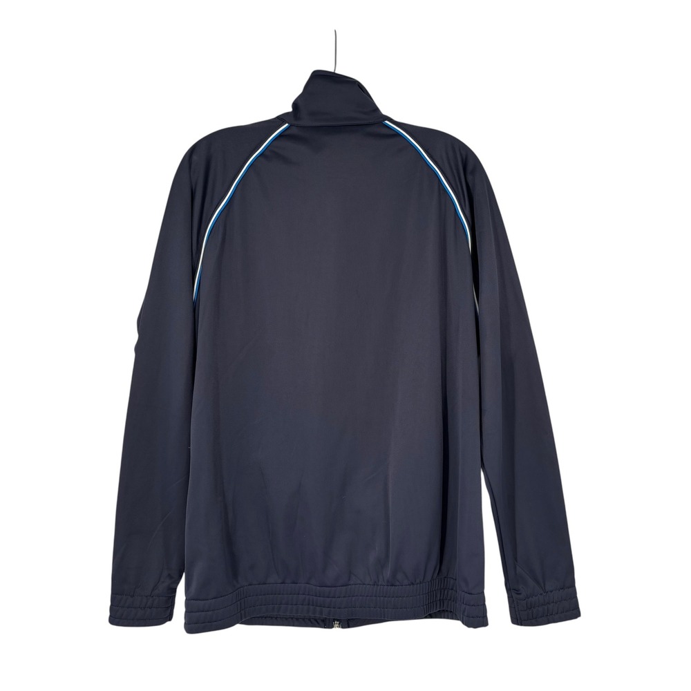Fila Vintage 90s Iconic Track Jacket Mens Medium Navy Blue Sportswear Full Zip - Picture 2 of 10